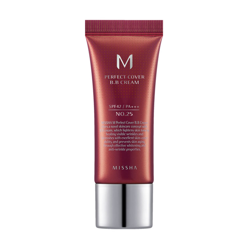 BB-крем для обличчя Missha M Perfect Cover BB Cream SPF 42 / PA +++, 25 Warm Beige, 20 мл